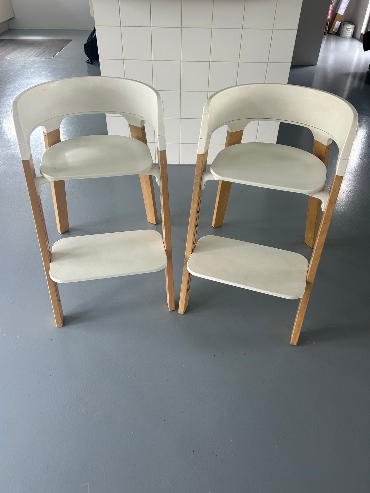 2x Stokke Steps kinderstoel, Ophalen, Gebruikt, Meegroeistoel, Aanschuifbaar