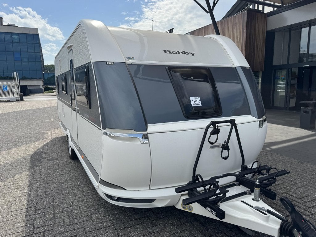 Hobby De Luxe Edition 545 KMF 2018 MOVER + 3M TENT!!!, Caravans en Kamperen, Standaardzit, Schokbreker, Bedrijf, 5 tot 6 meter