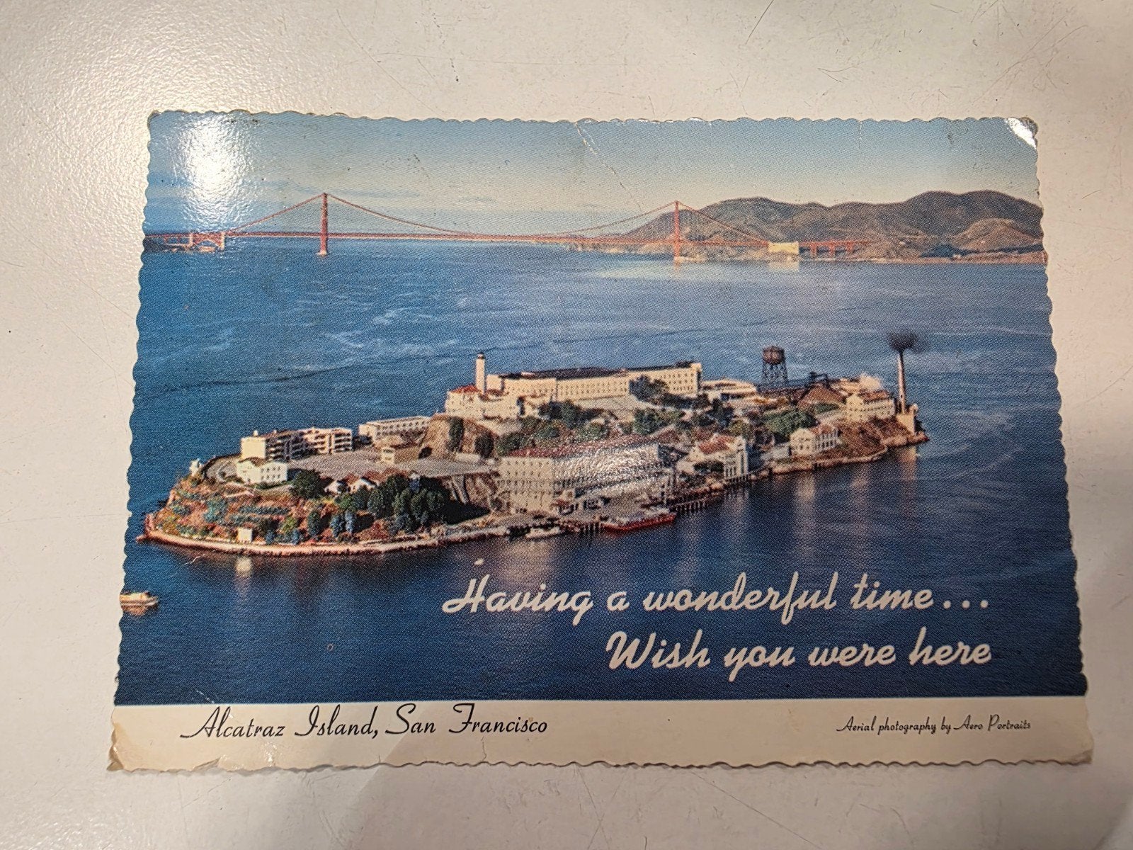 Ansichtkaart van Alcatraz Island San Francisco uit 1971, Ophalen of Verzenden, 1960 tot 1980, Buiten Europa