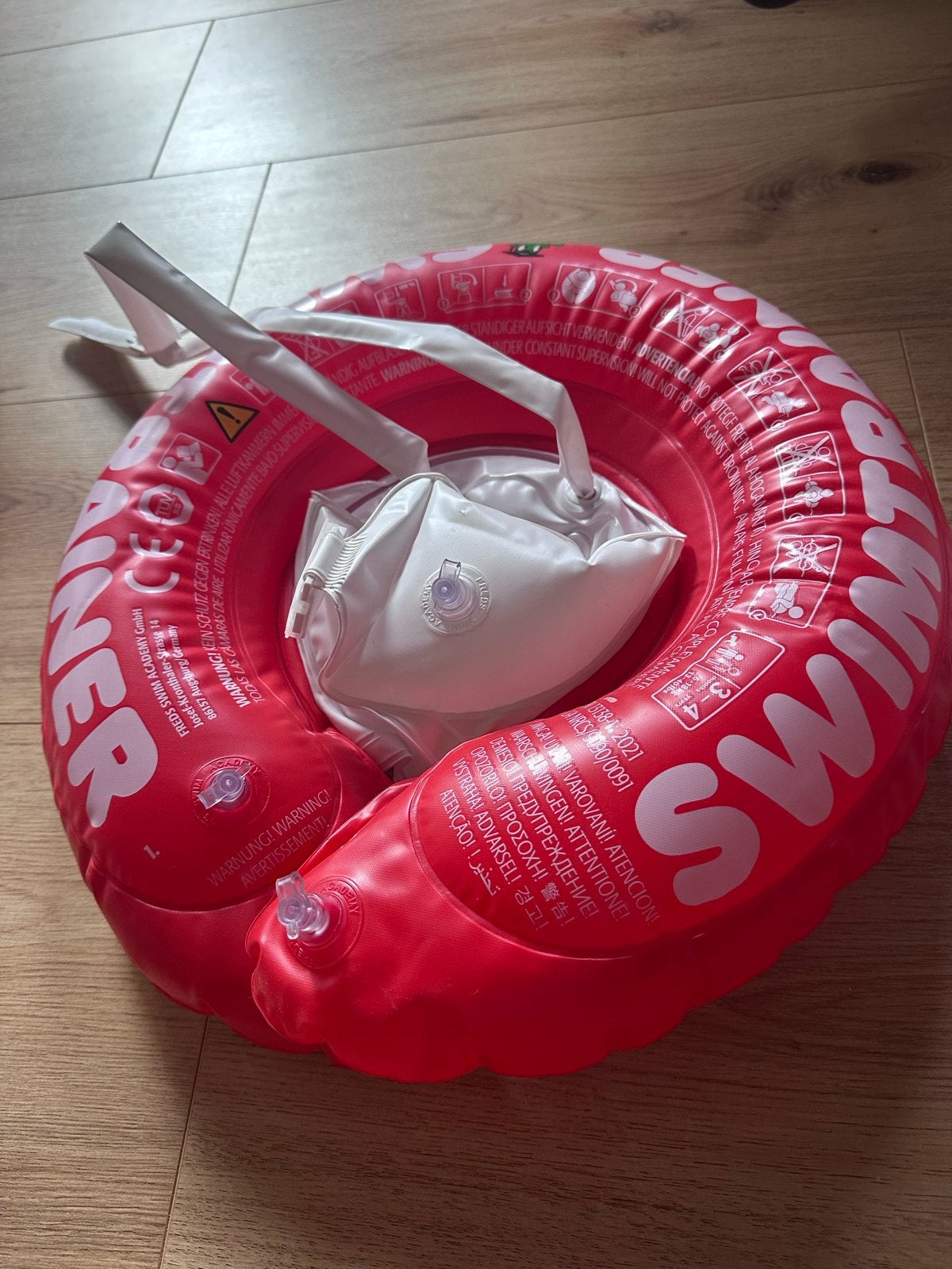 Rode Baby Zwemband - Freds Swim Academy Swimtrainer, Ophalen, Zo goed als nieuw