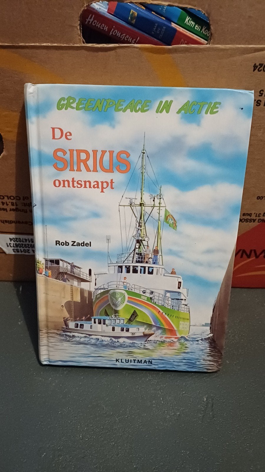 Greenpeace in Actie: De Sirius ontsnapt - Rob Zadel, Ophalen of Verzenden, Gelezen, Rob Zadel, Fictie algemeen