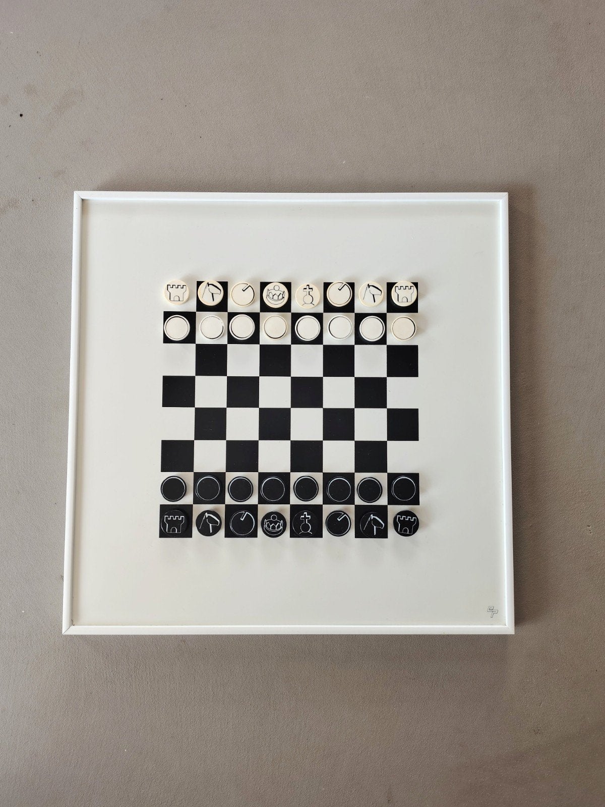 Vintage magnetisch Schaakspel., Een of twee spelers, Ophalen of Verzenden, Gebruikt, Reisspel
