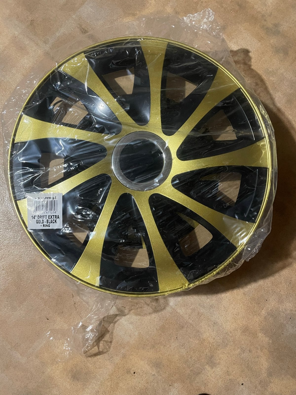 NRM Drift Extra Goud/Zwart 14 inch Wieldoppen 3 stuks NiEUW!, Ophalen of Verzenden, Nieuw