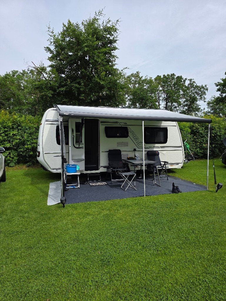 Isabelle North tenttapijt 400x250 - Zo goed als nieuw, Caravans en Kamperen, Ophalen of Verzenden, Zo goed als nieuw