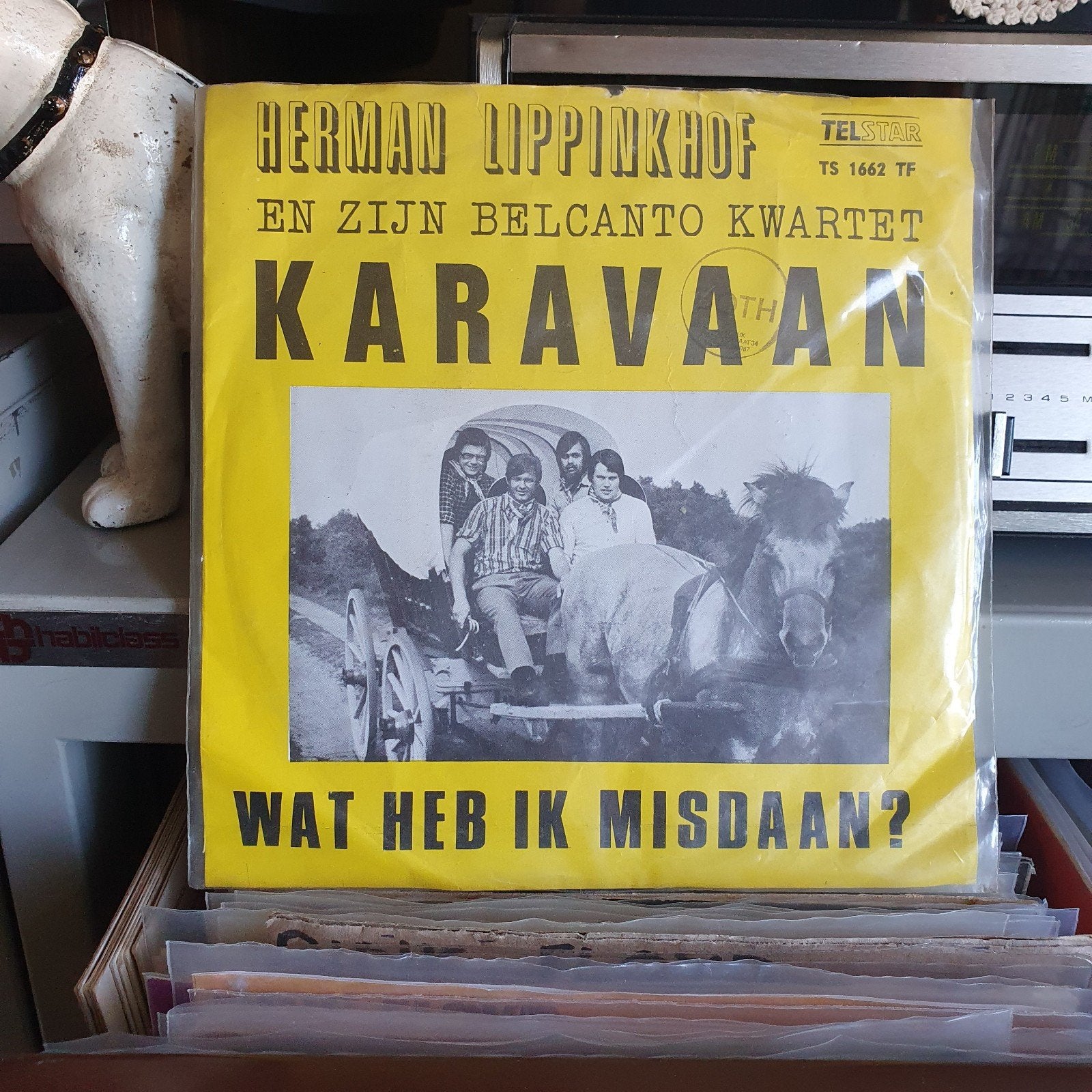 Herman Lippinkhof  en zijn belcanto kwartet - Karavan, Ophalen of Verzenden, Gebruikt, Overige formaten, Levenslied of Smartlap