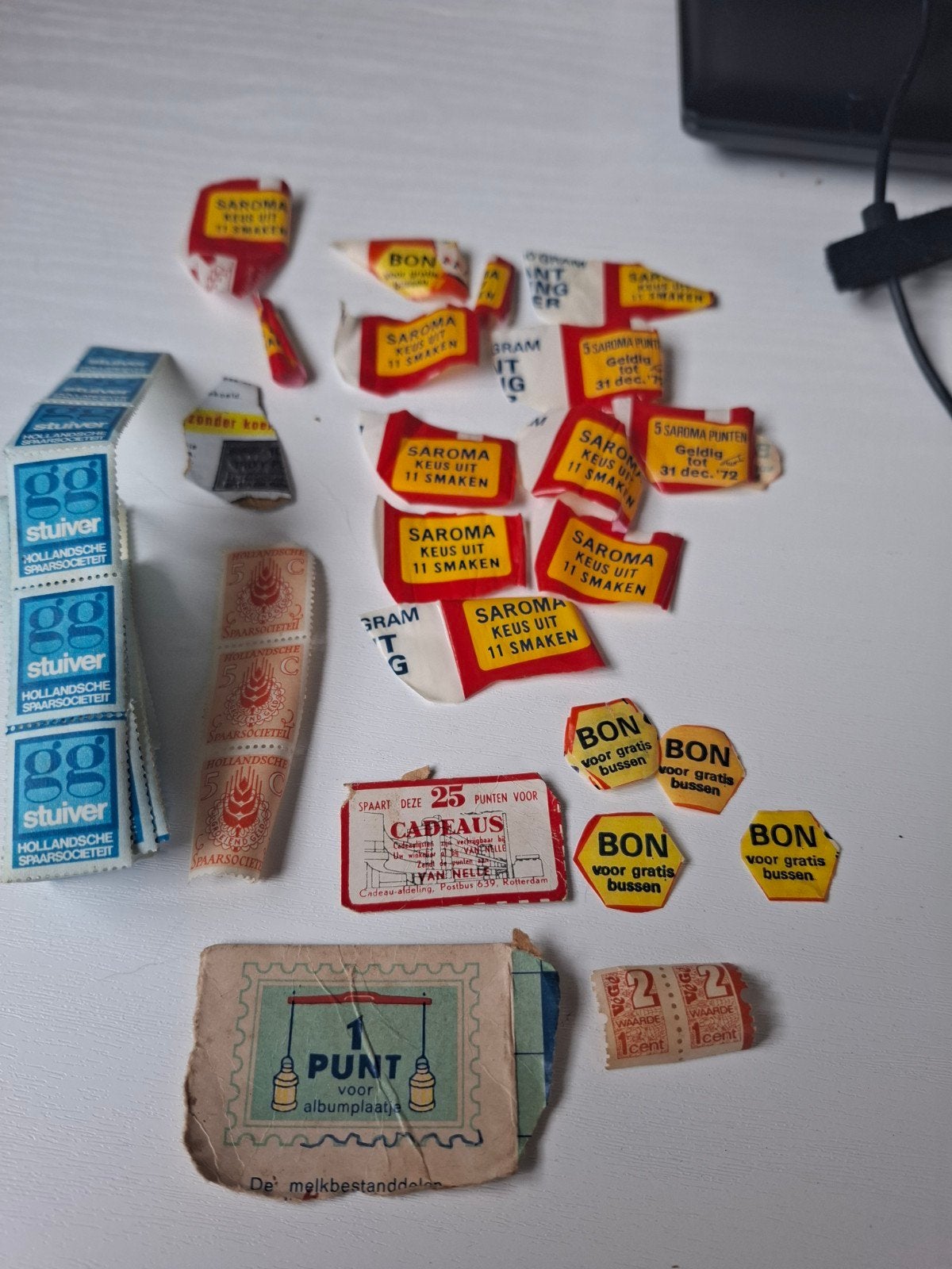 Vintage spaarzegels en bonnen - Diverse merken, Ophalen of Verzenden, Overige soorten, Zegels, Bonnen of Punten