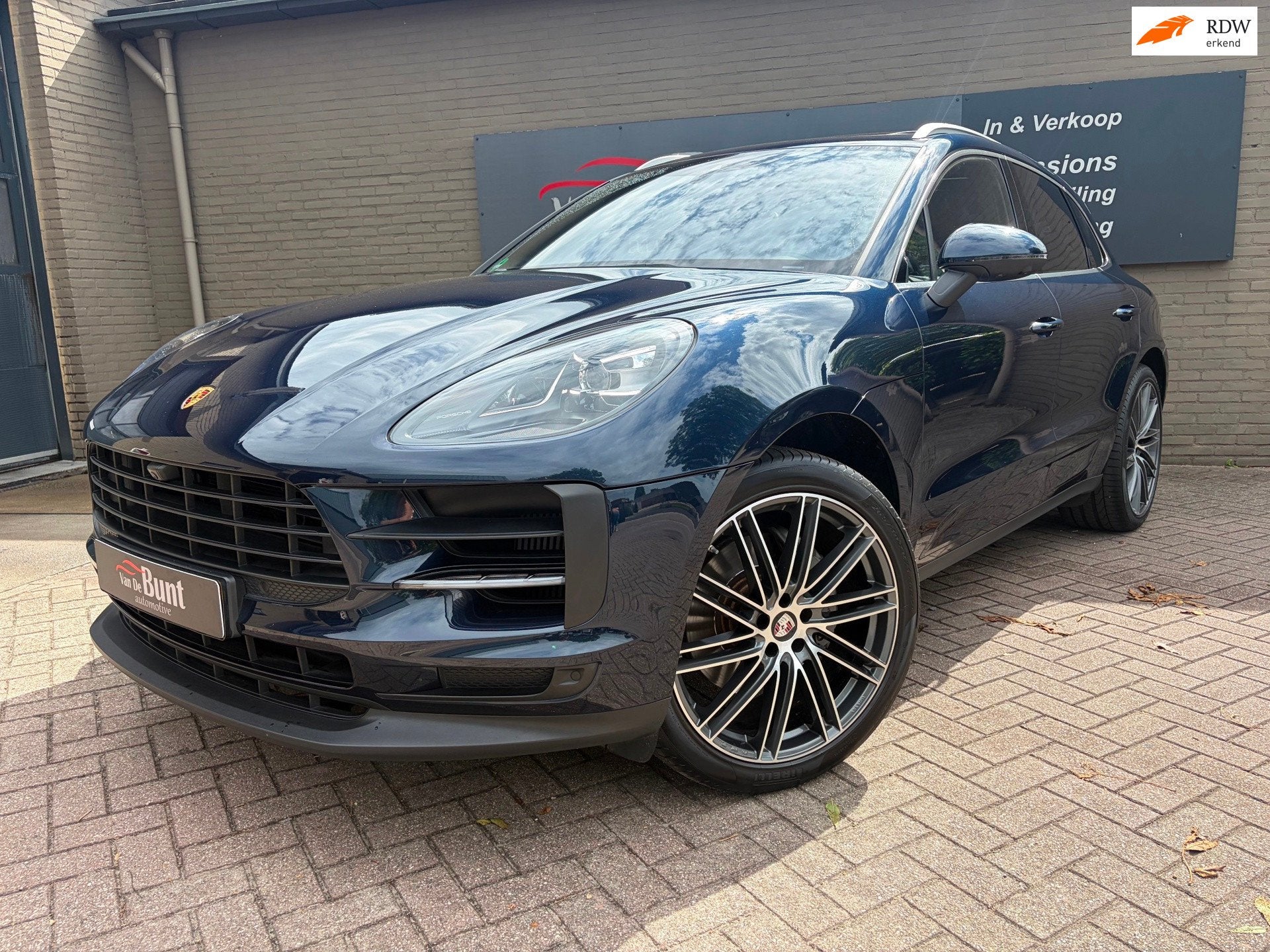Porsche Macan 3.0 S ORG NL - PANORAMA DAK - LUCHTVERING - NI, Automaat, Gebruikt, 2995 cc, Blauw