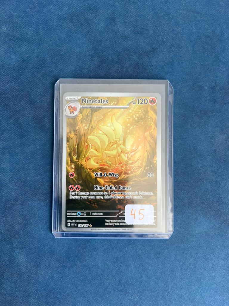 Ninetales 199 obsidian Flames, Ophalen of Verzenden, Zo goed als nieuw