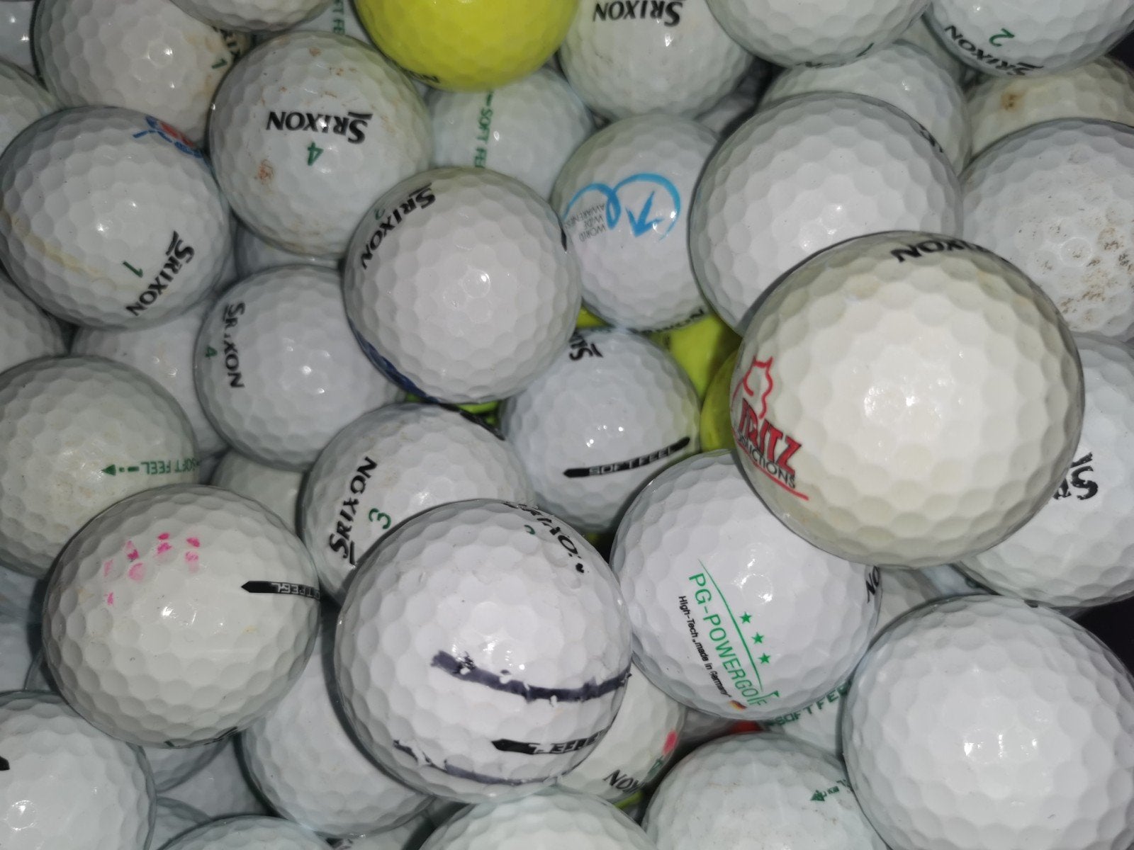 srixon soft feel golfballen 100 stuks, Ophalen of Verzenden