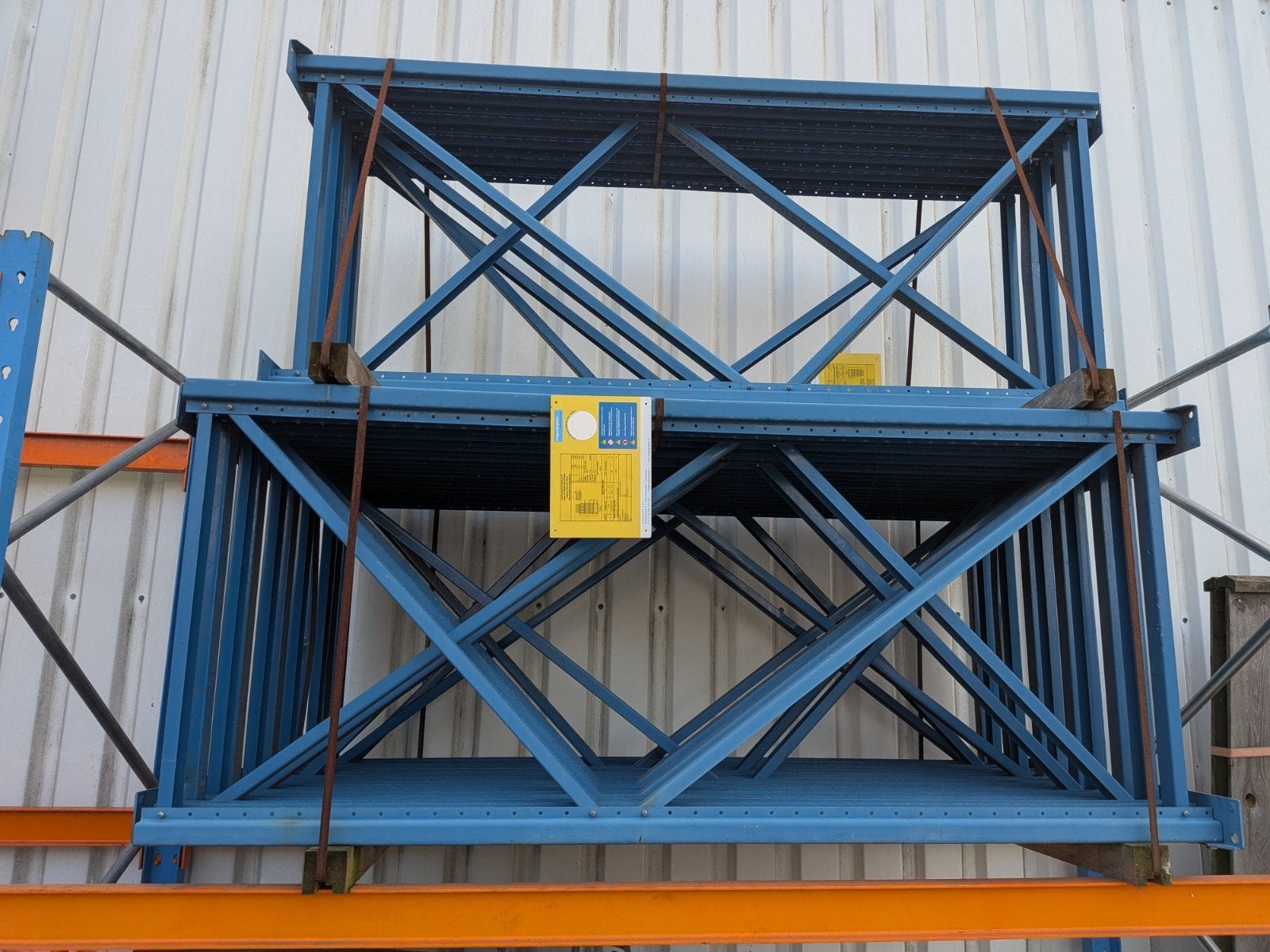 pallet stelling ( 90 cm breed hoog 210 cm, Ophalen