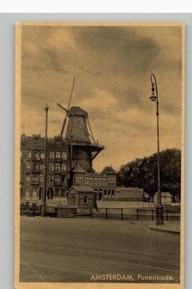 Amsterdam Funenkade st 1937, Ophalen of Verzenden, 1920 tot 1940, Gelopen, Noord-Holland