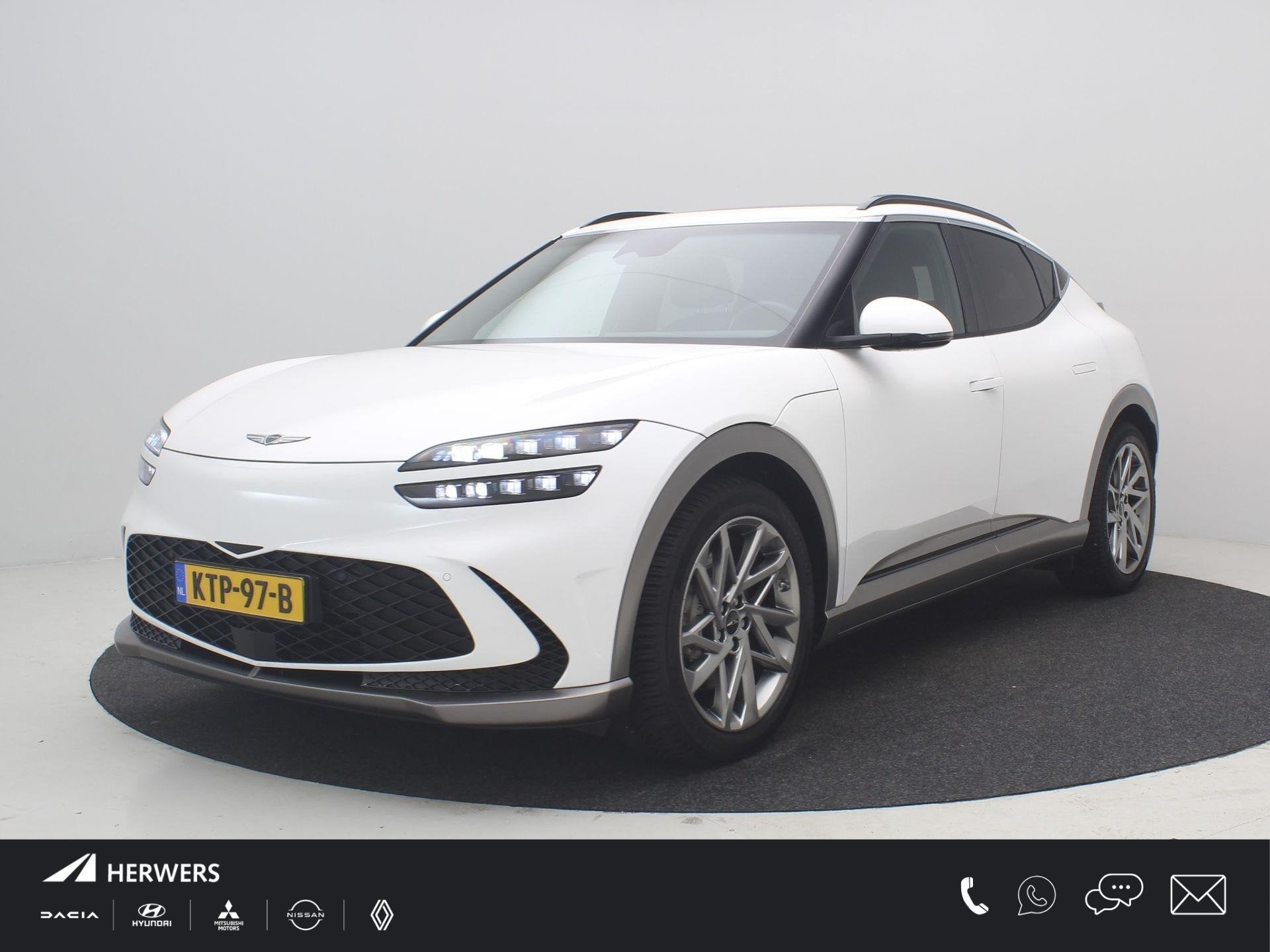 Genesis GV60 Long Range Dual Motor Premium 77,4 kWh AWD / So, Auto's, Genesis, Automaat, Dealer onderhouden, 318 pk, Gebruikt
