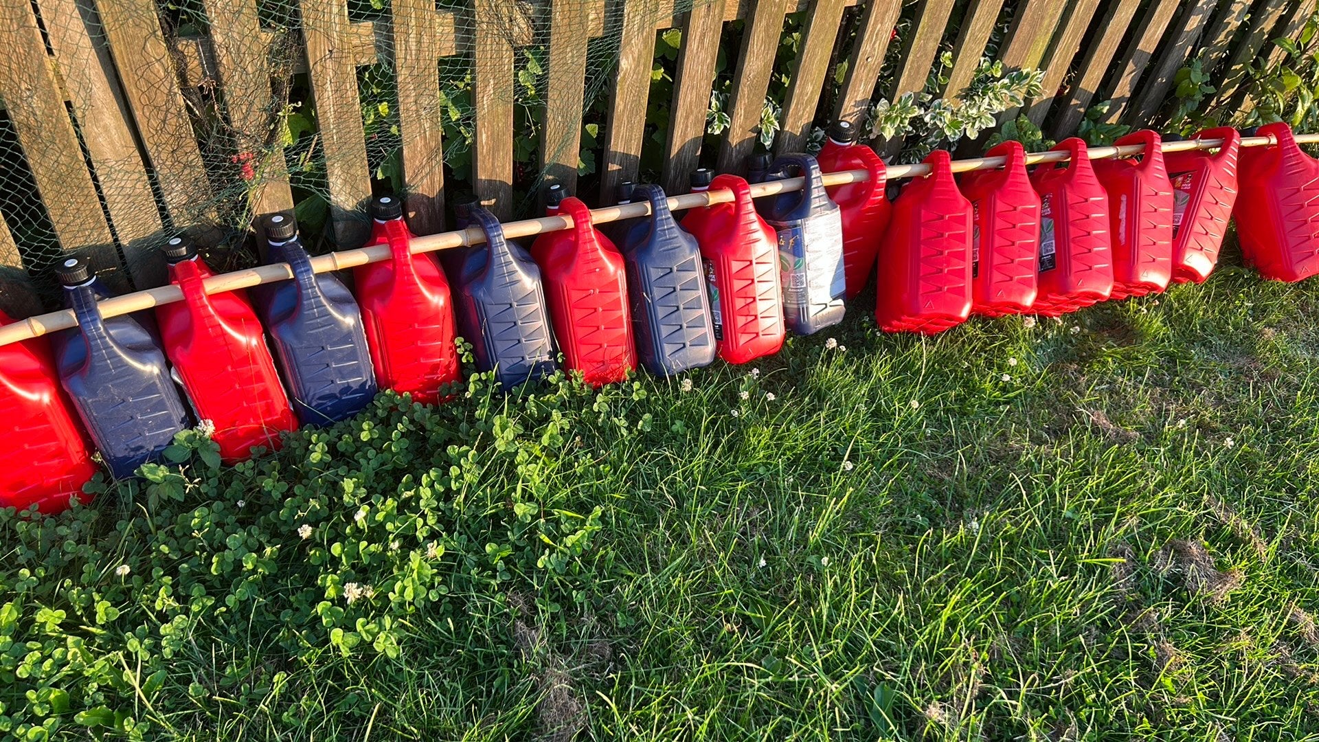 5 liter jerrycans, Ophalen, Gebruikt, Niet@vantoepassing.nl, Aspen Arnold BSO Husqvarna
