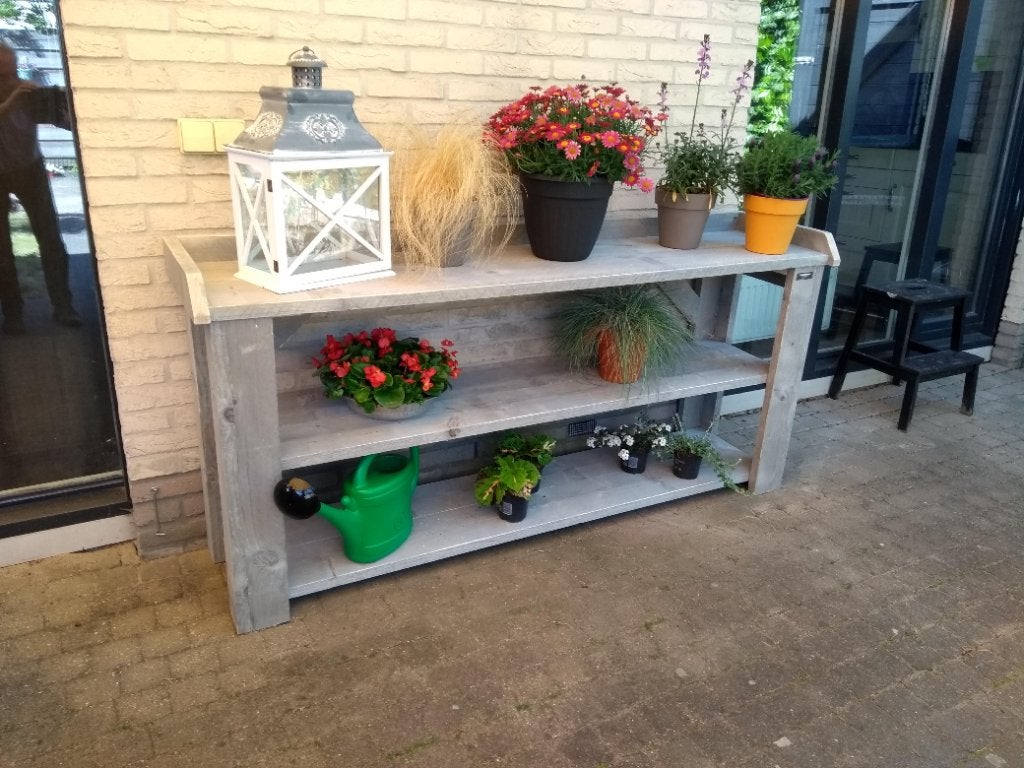 Oppottafels en sidetables van steigerhout, Tuin en Terras, Verzenden, Nieuw