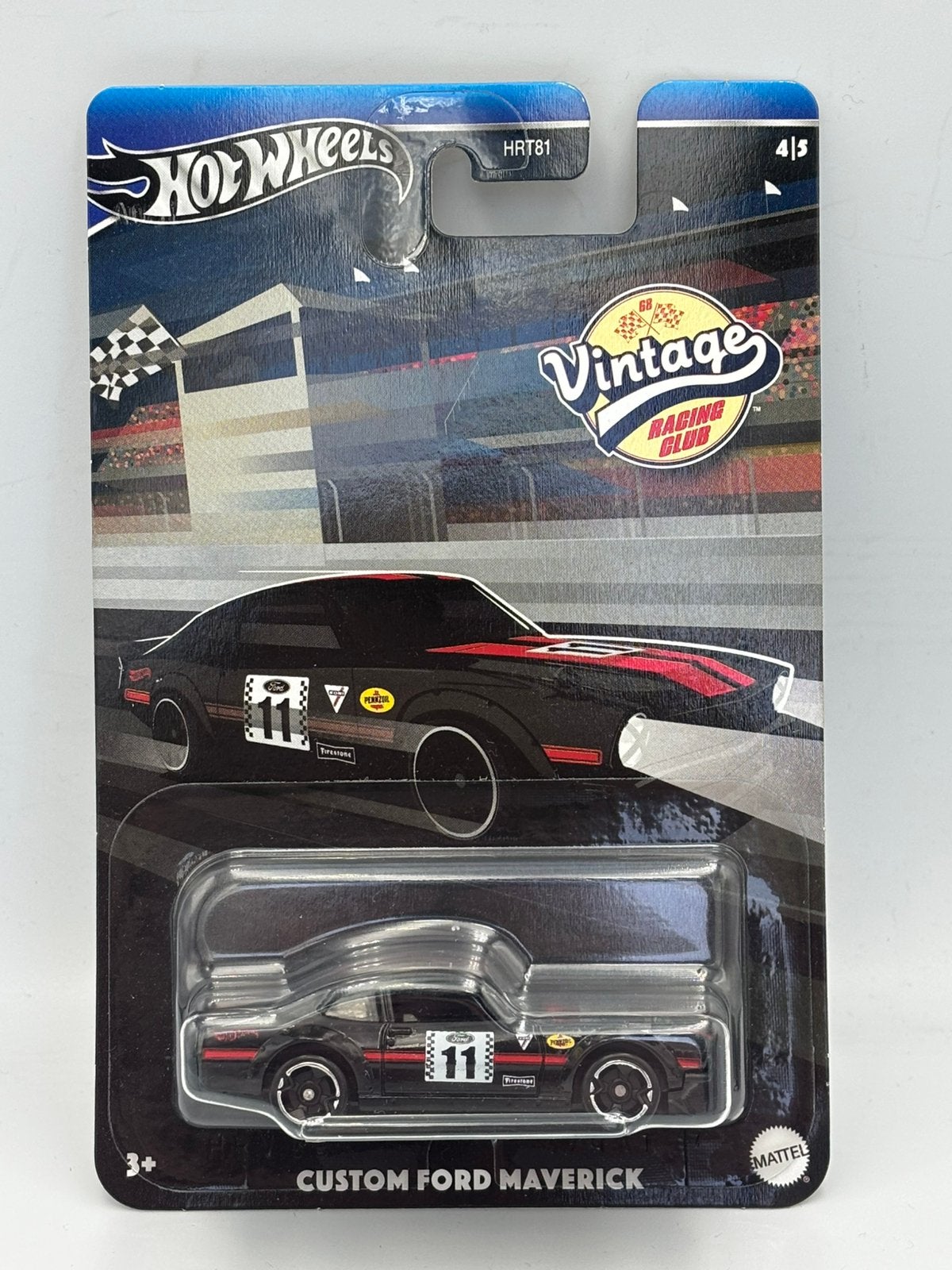 Hot Wheels Custom Ford Maverick Vintage Racing Club, Ophalen of Verzenden, Zo goed als nieuw, Auto