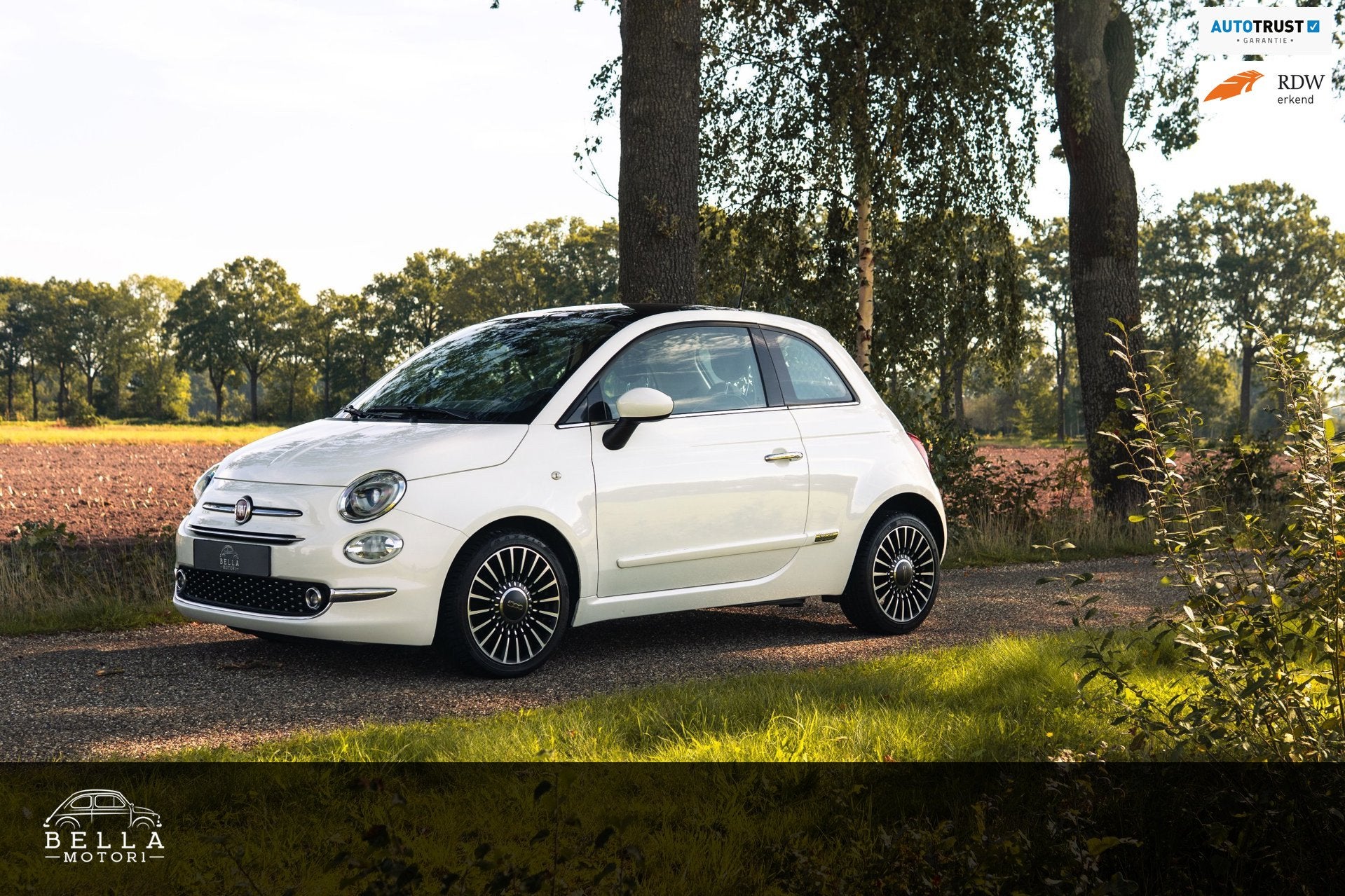 Fiat 500 0.9 TwinAir Lounge | RIJKLAARPRIJS | Apple CarPlay, Voorwielaandrijving, Dealer onderhouden, Gebruikt, Leder en Stof