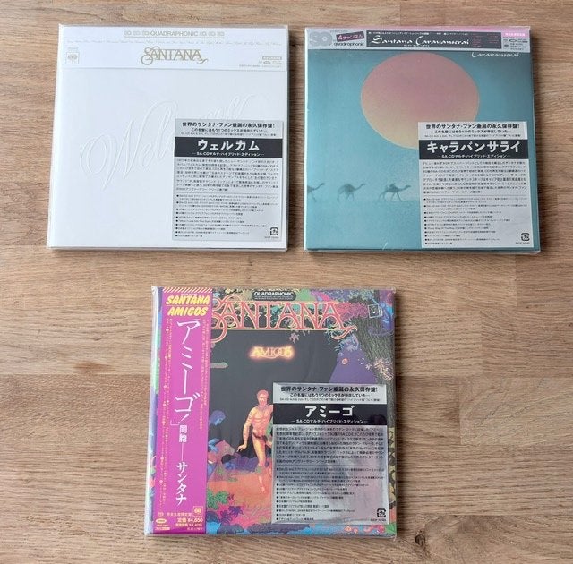 SACD,  3x Santana, alle drie Quadrophonic, Ophalen of Verzenden, Zo goed als nieuw, Classic Rock