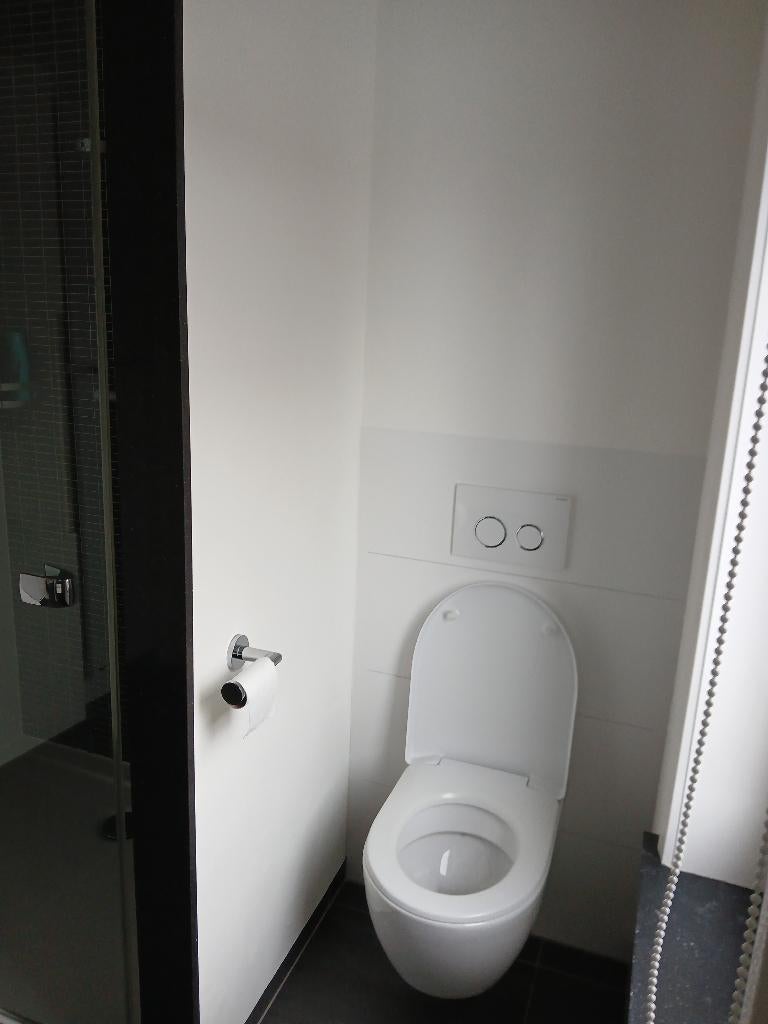 Toilet hangend Sphinx, wit, met bril en deksel, onbeschadigd, Ophalen, Zo goed als nieuw, Toilet