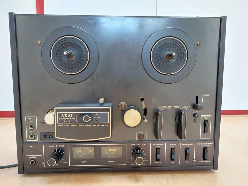 Akai 4000ds MK II bandrecorder met 8 banden, Ophalen, Bandrecorder, Met banden