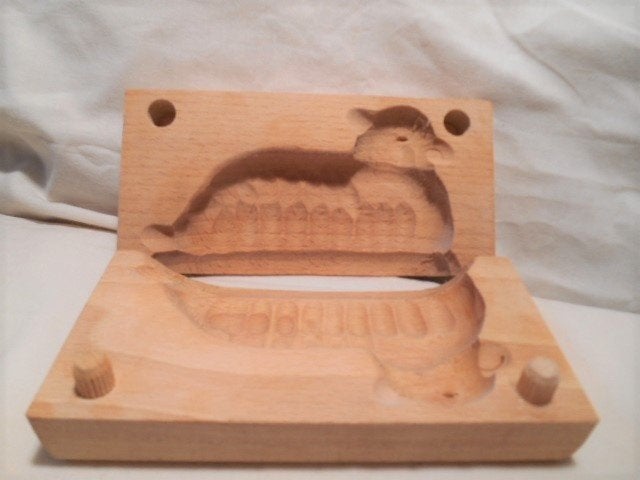 Houten boterlam/ botervorm, nog niet gebruikt., Huis en Inrichting, Woonaccessoires | Overige, Nieuw, Hout, Ophalen of Verzenden