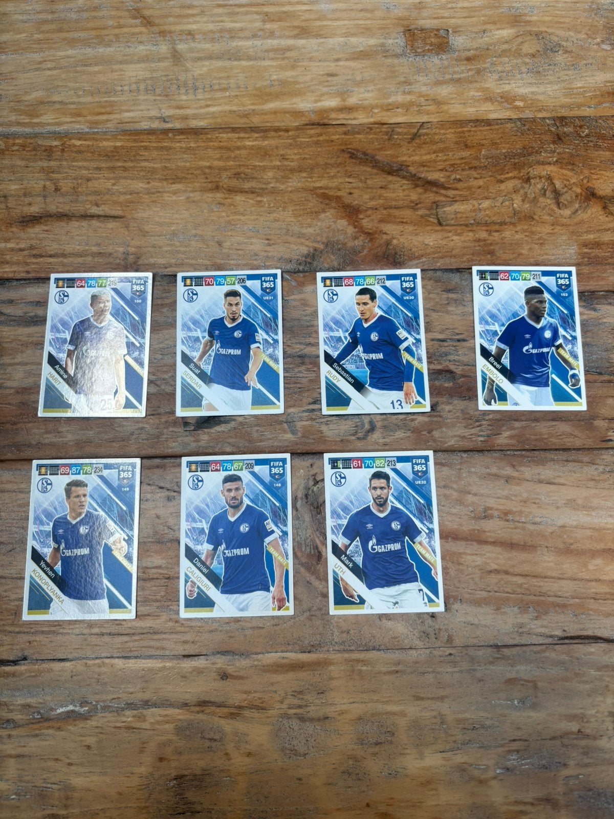 Schalke 04 Voetbalkaartjes - FIFA 365 Adrenalyn XL, Ophalen of Verzenden, Zo goed als nieuw, Meerdere kaarten