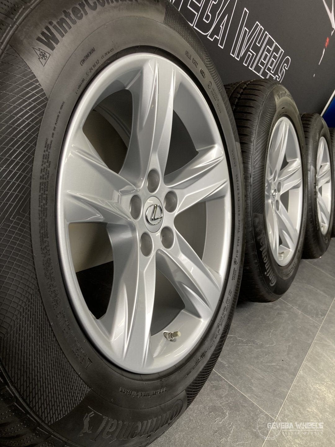 18” originele Lexus RX450h velgen + winterbanden 5x114.3, 18 inch, Gebruikt, -, -