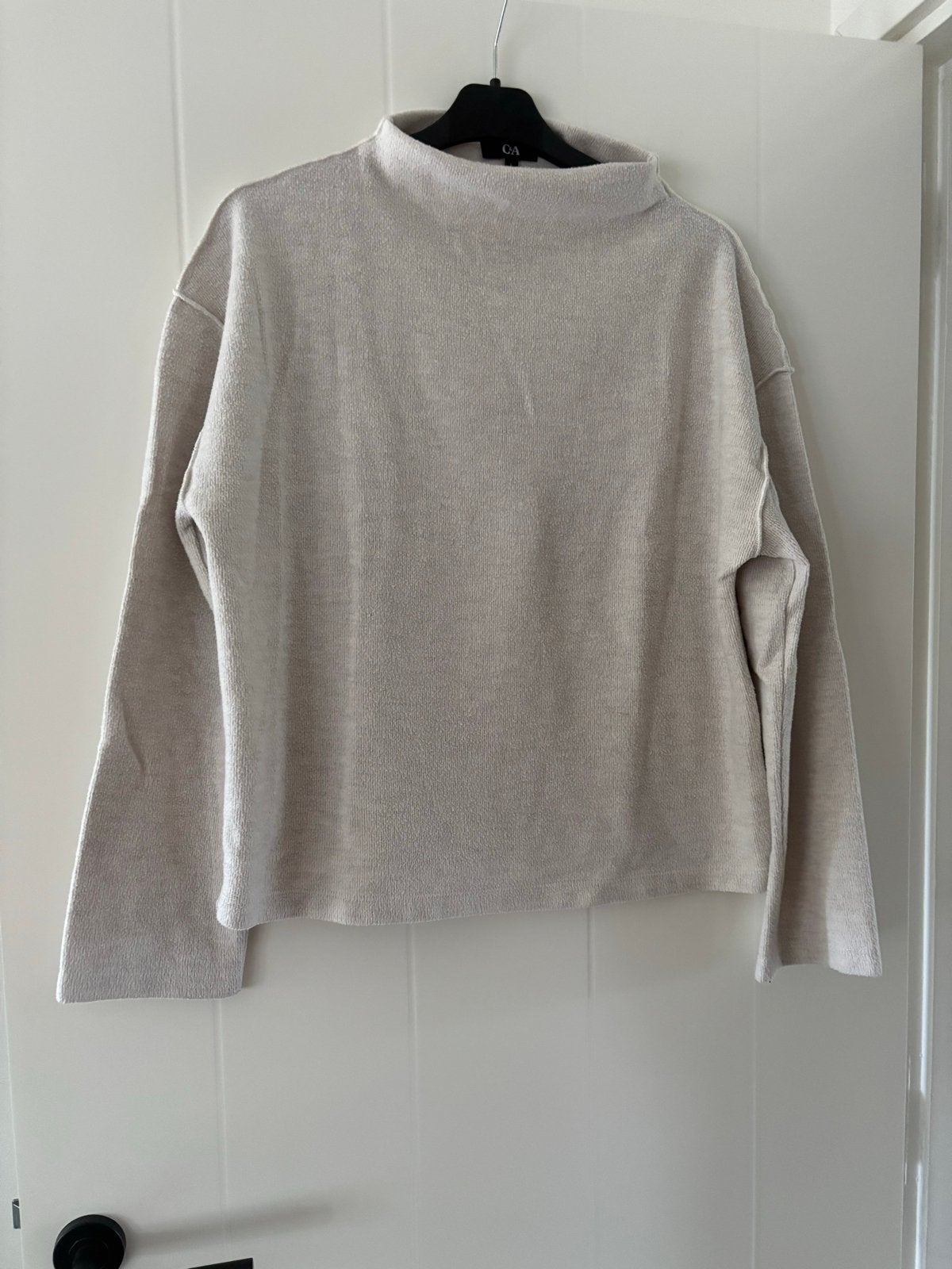 C&A Trui met col - Maat L, Ophalen of Verzenden, Zo goed als nieuw, Maat 42/44 (L), Beige