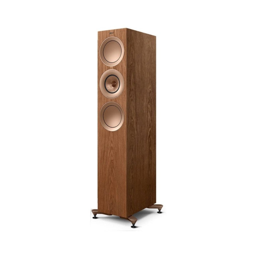 KEF R7 Meta Walnoot (set) - nieuw, dealer, garantie, Vloerstaande luidspreker, Nieuw, Ophalen of Verzenden, 150 watt of meer
