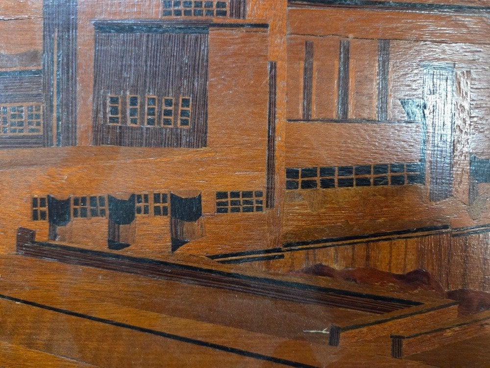 schilderij hiversum raadhuis vintage, Ophalen of Verzenden, 'T Olde Gre-j, Info@toldegrej.nl, Endepoelstraat 20f Didam