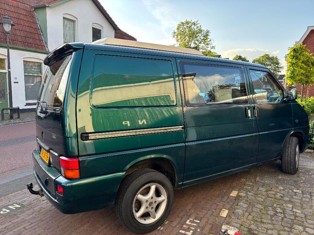 VW camper 2.5 TDI '98, Caravans en Kamperen, Buscamper of Camperbus, Volkswagen, Tot en met 2, Hefdak