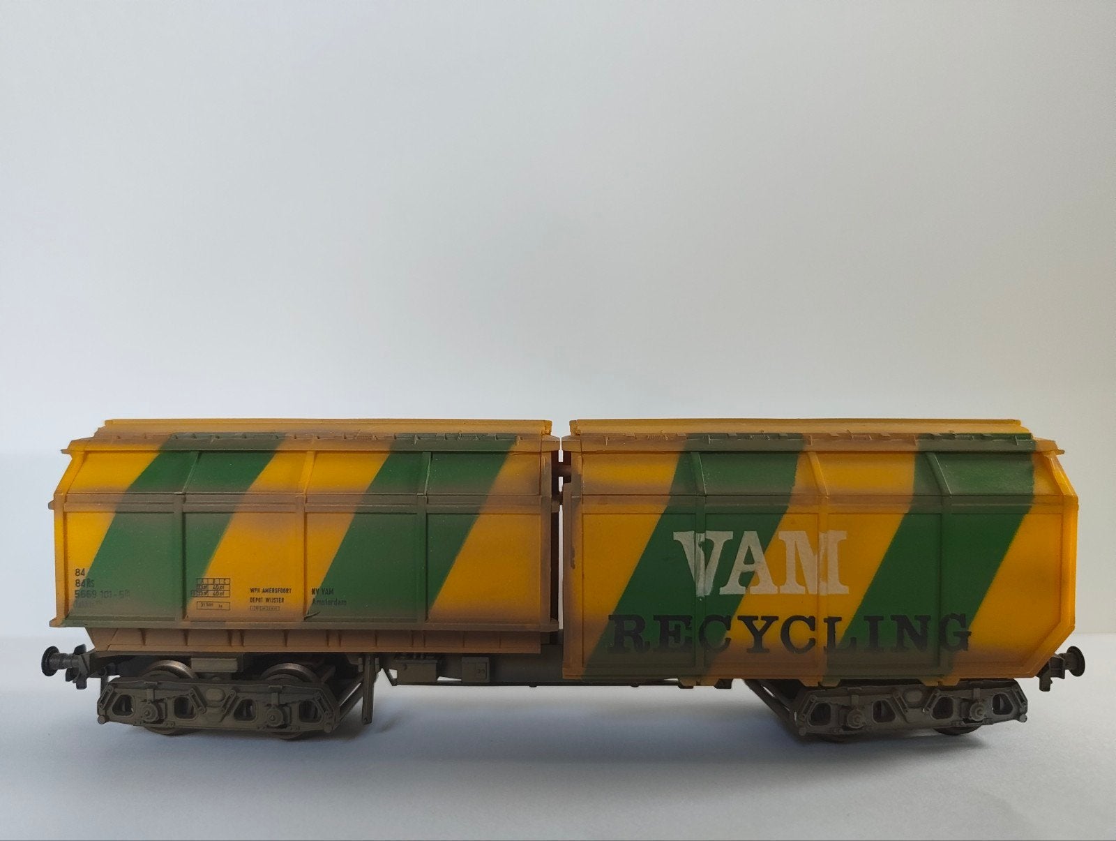 Roco 46228 VAM recycling, goede staat en zeer net vervuild, Gelijkstroom, Wagon, Ophalen of Verzenden, Roco