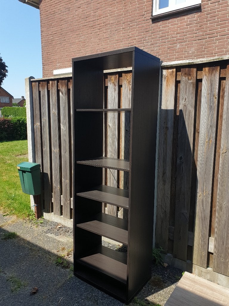 Zwarte Besta Ikea kast, Ophalen, Met plank(en), Gebruikt, 50 tot 100 cm