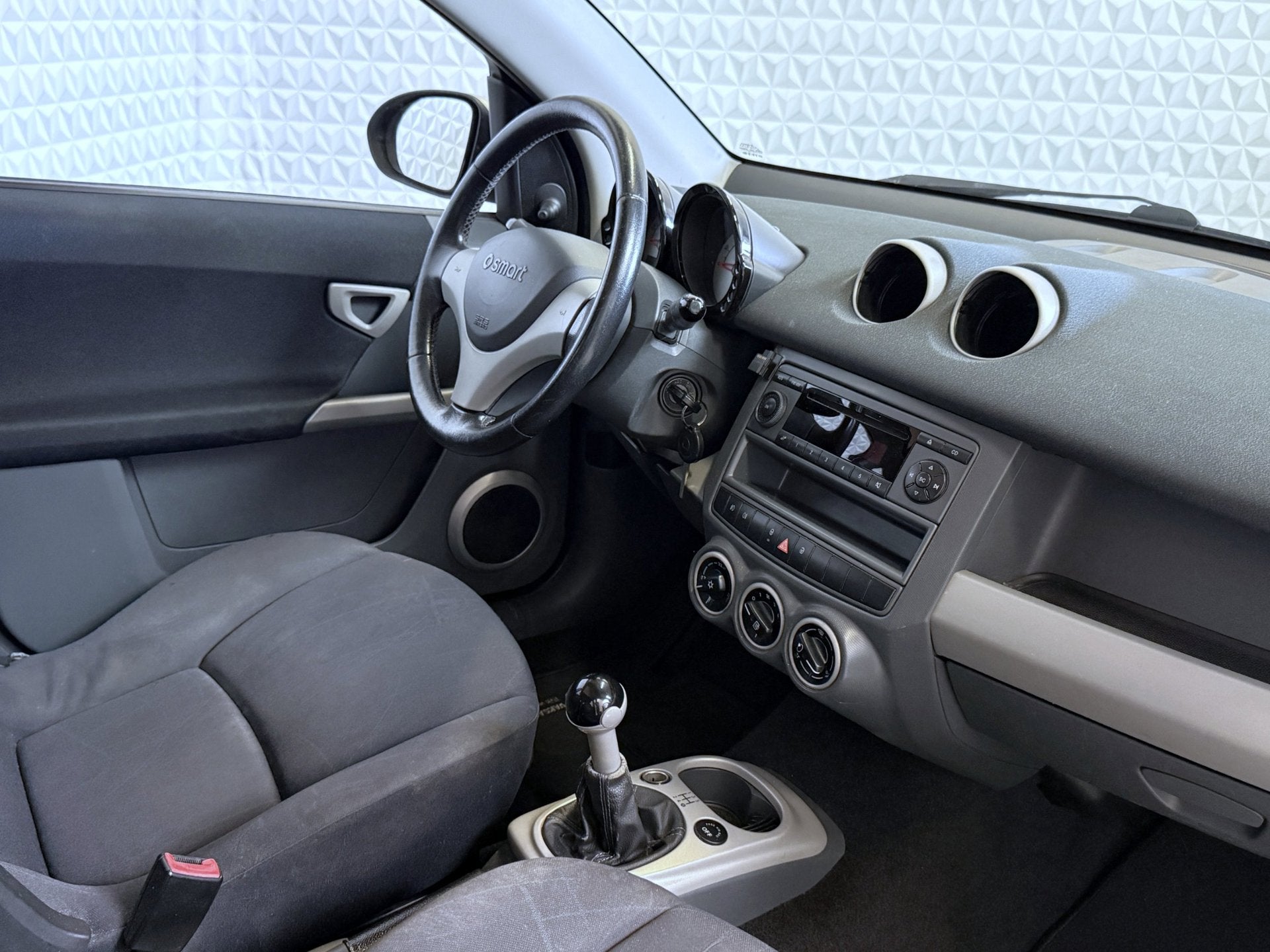 Smart Forfour 1.1 blackbasic Panoramadak Airconditioning, Auto's, Voorwielaandrijving, Stof, Elektrische ramen, Origineel Nederlands