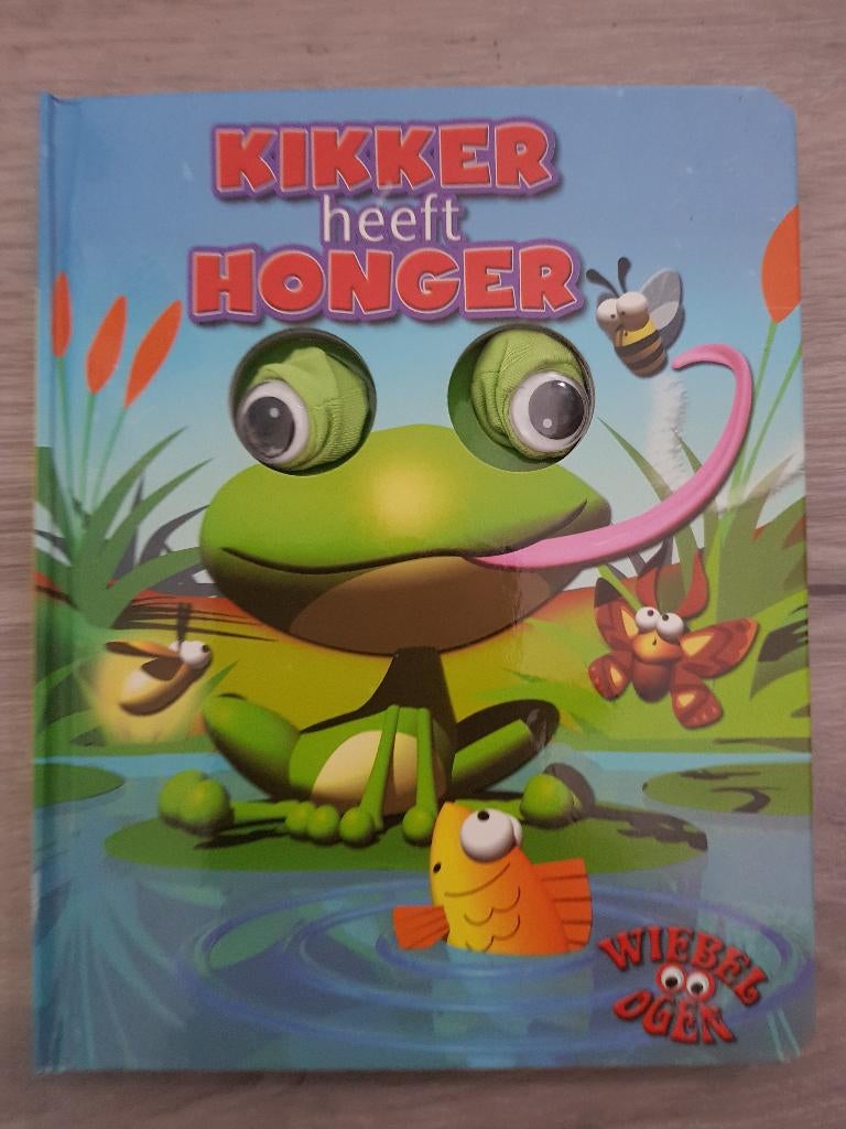 Boek Kikker heeft honger (met wiebelogen), Boeken, Ophalen of Verzenden, Zo goed als nieuw, Fictie algemeen