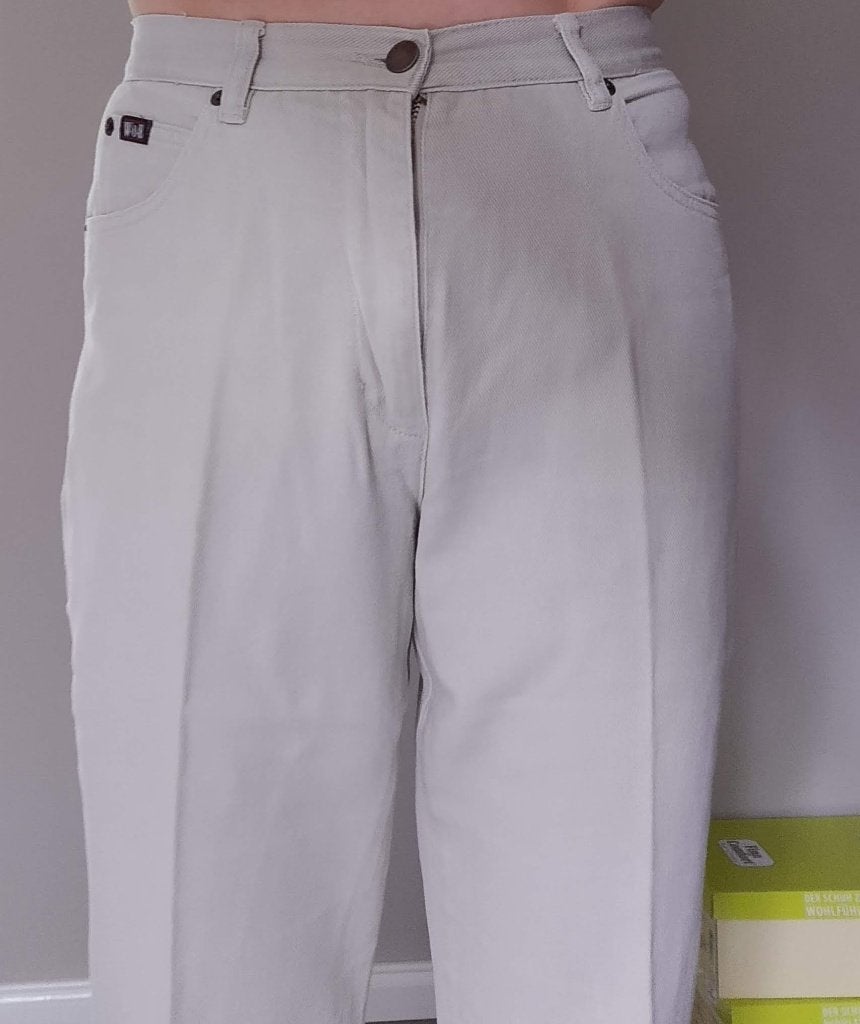Broek WoB mt 38, Maat 38/40 (M), Beige, WoB, Ophalen of Verzenden