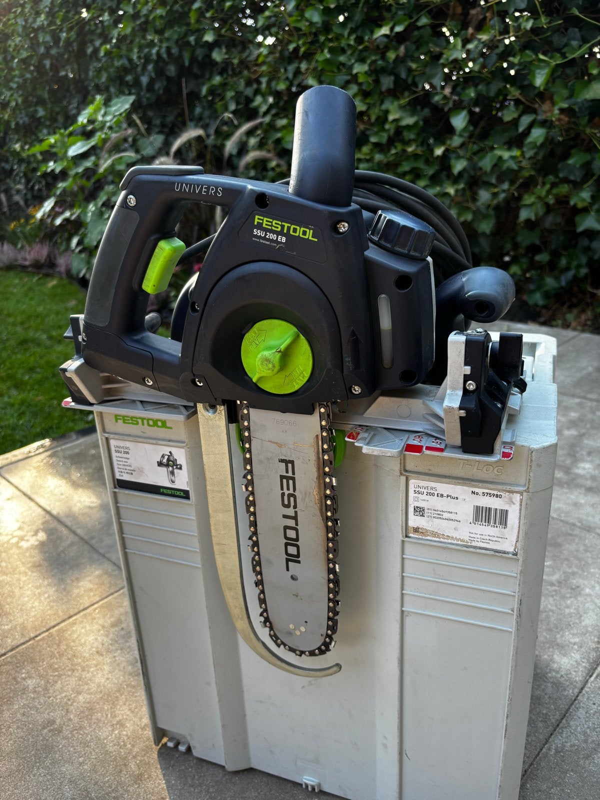 Festool zwaardzaag SSU 200 EB-Plus UNIVERS, Doe-het-zelf en Verbouw, Gereedschap | Zaagmachines, 70 mm of meer, Kettingzaag, Ophalen of Verzenden