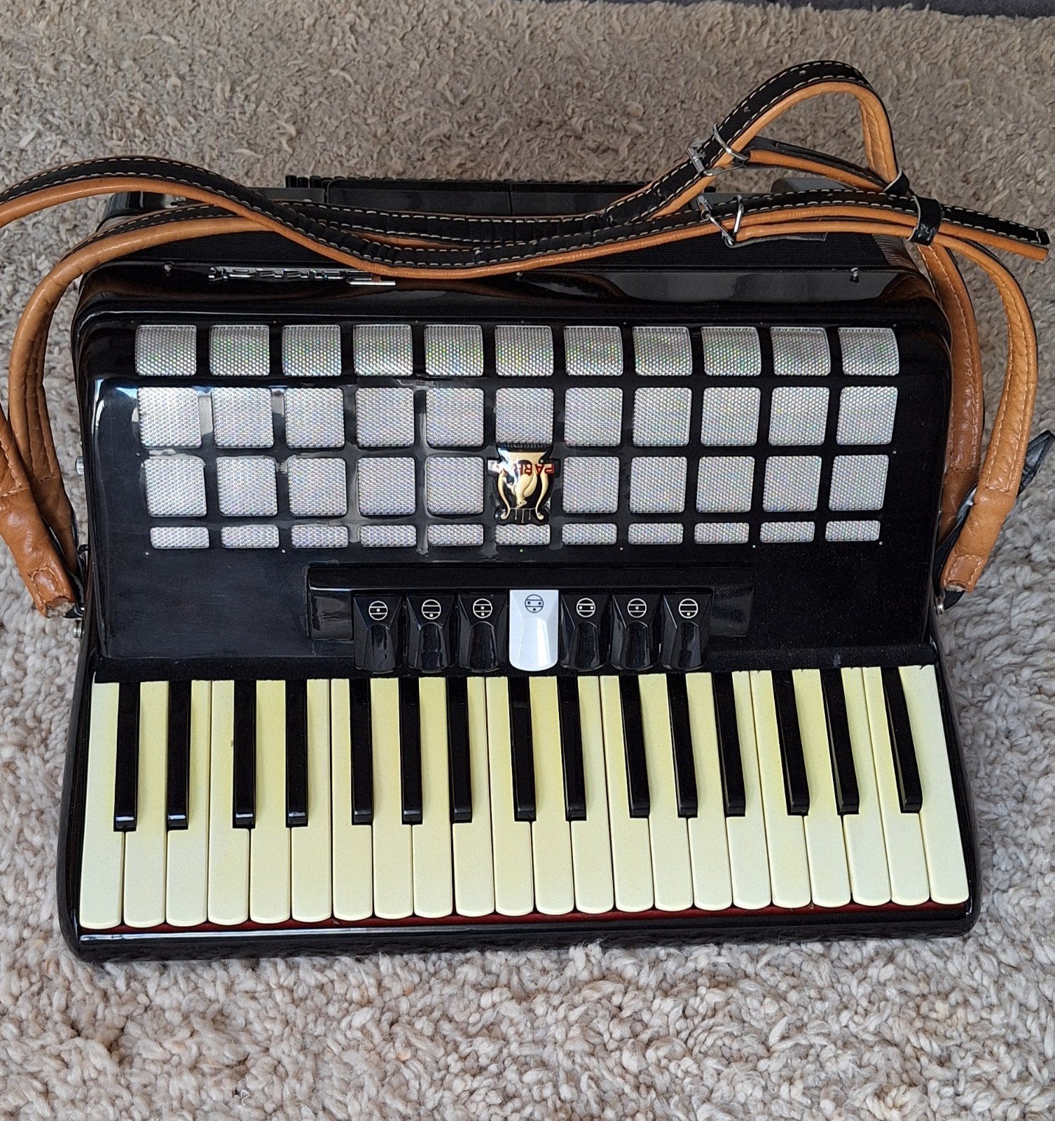 Parrot Accordeon, Muziek en Instrumenten, Accordeons, Ophalen, Zo goed als nieuw, 80-bas, Overige merken