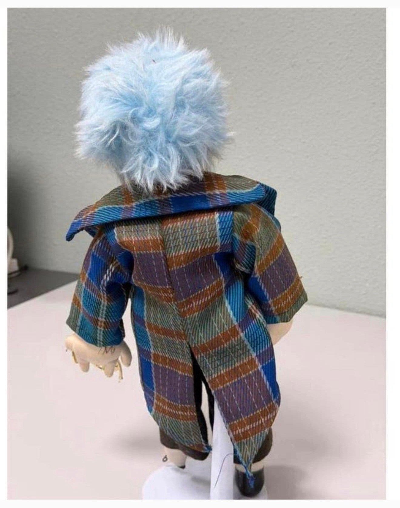 Vintage Porseleinen clown pop Clownspop 45 cm Met Standaard, Verzamelen, Gebruikt, P, P, P