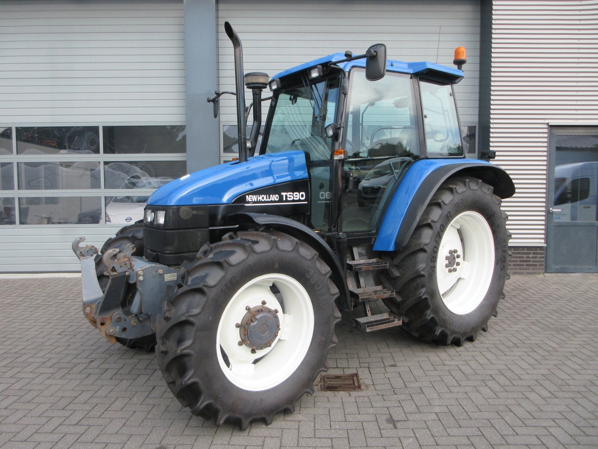 New Holland TS90 Hydraulische fronthef, Auto's, Gebruikt, Overige carrosserieën, Blauw, Overige brandstoffen