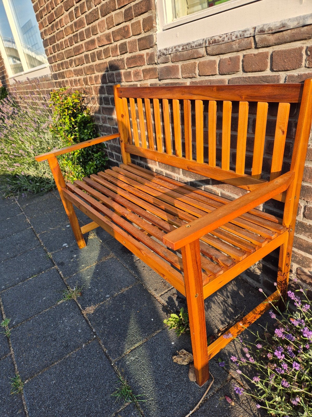 Tuinbankje te koop, Ophalen, Nieuw, Hout