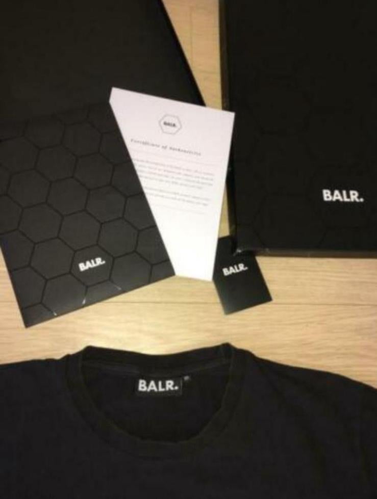BALR BALR. Mooi en stoere zwarte croptop shirt , maat 34 xs, Zwart, Ophalen of Verzenden, Zo goed als nieuw, Korte mouw