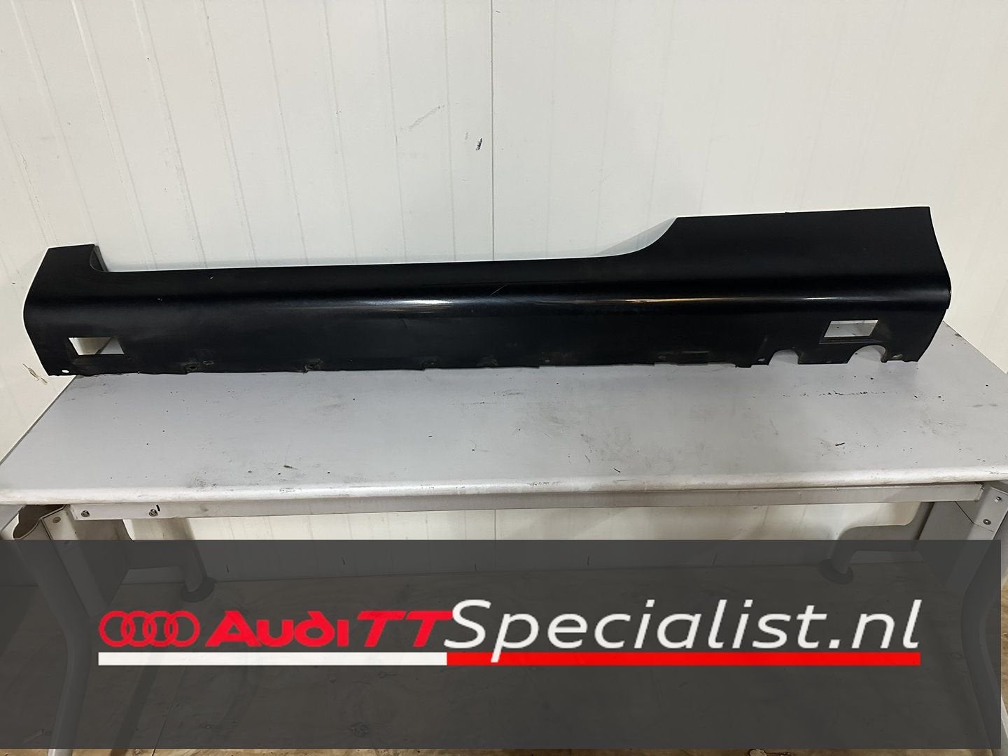Sideskirt/ dorpel links zwart Audi TT MK2 8J LZ9Y, Ophalen, Gebruikt, -, Links