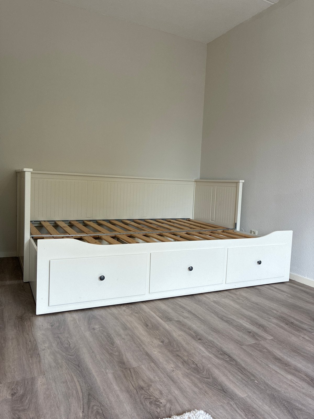IKEA Hemnes Uitschuifbaar Bed, Huis en Inrichting, Slaapkamer | Bedden, Ophalen, Eenpersoons, Wit, Overige maten