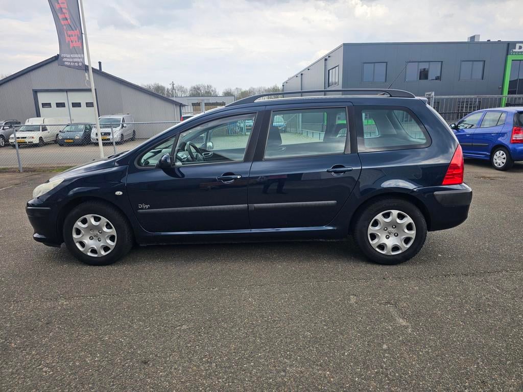 Peugeot 307 Break 1.4-16V D.Sign, Voorwielaandrijving, Zwart, 4 cilinders, Blauw