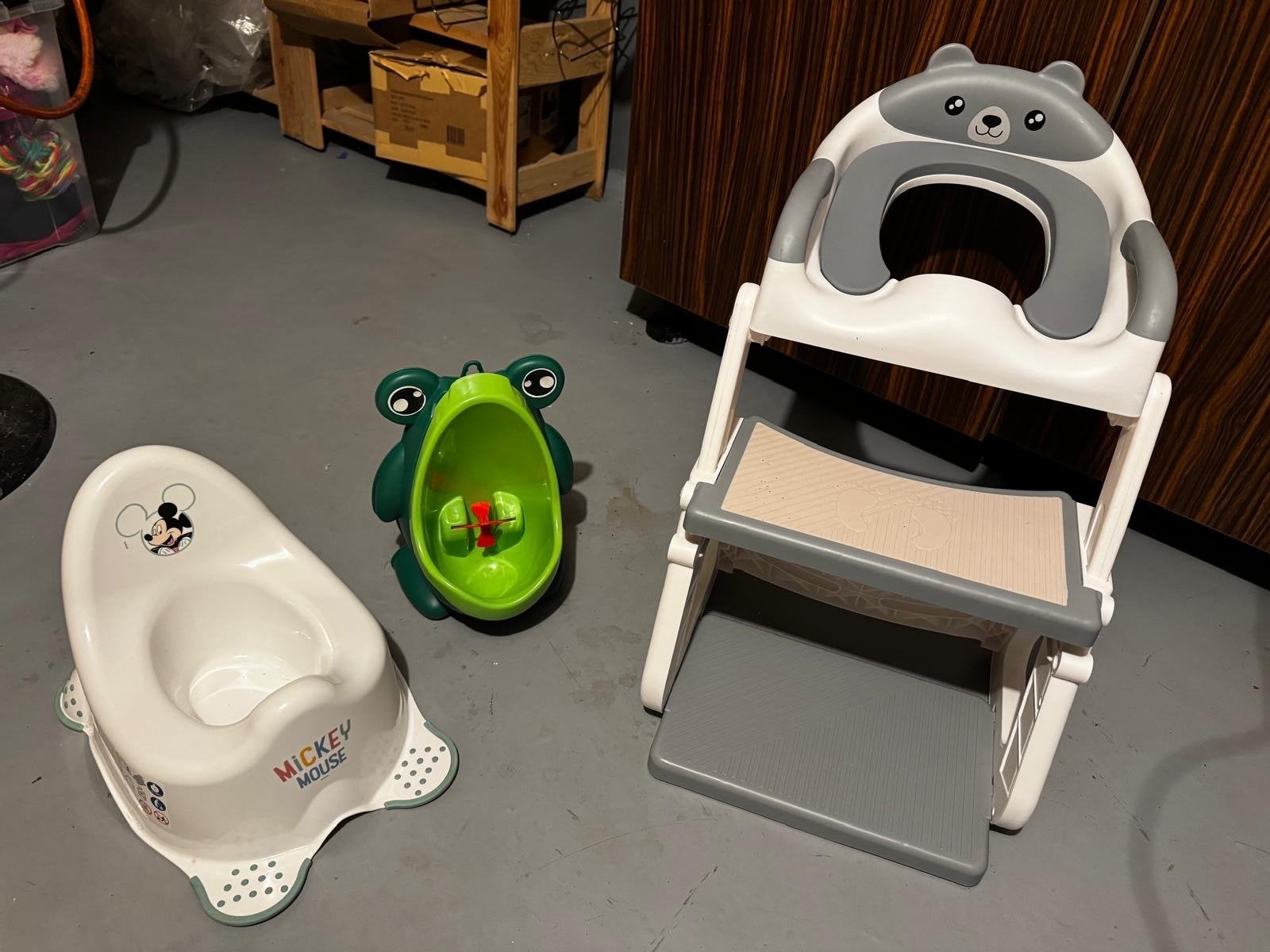 Potjes en toiletverkleiner voor kinderen, Ophalen, Gebruikt