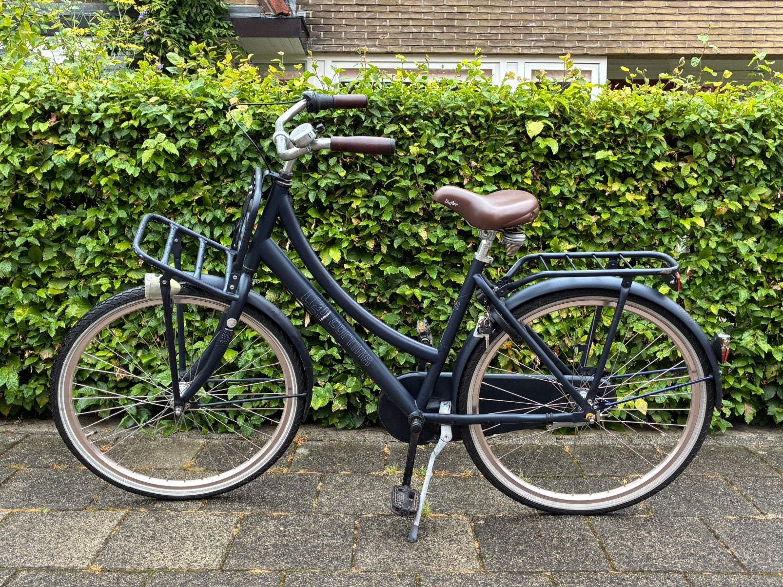Cortina U4 26inch meisjesfiets met 3 versnellingen, Terugtraprem, Gebruikt, Versnellingen, Ophalen