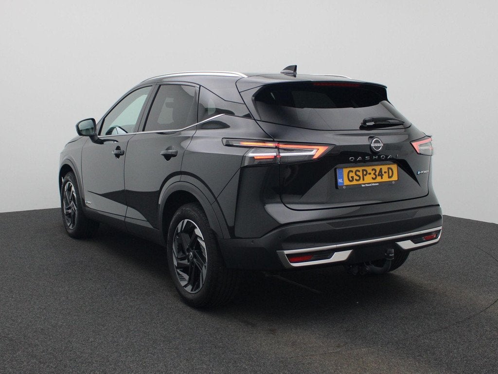 Nissan Qashqai 1.5 e-Power N-Connecta TREKHAAK | PANORAMADAK, Auto's, Nissan, 12 maanden, Gebruikt, 190 pk, Zwart