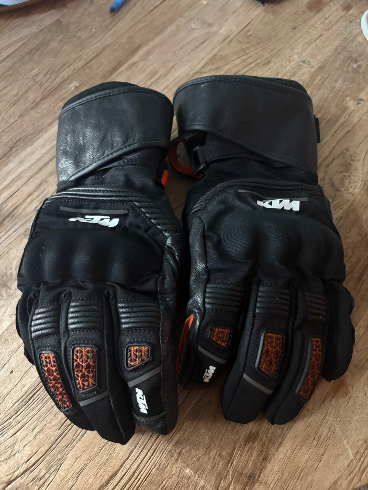 KTM motorhandschoenen leder/textiel, Motoren, Kleding | Motorkleding, Ophalen of Verzenden, Nieuw zonder kaartje, Heren, Handschoenen