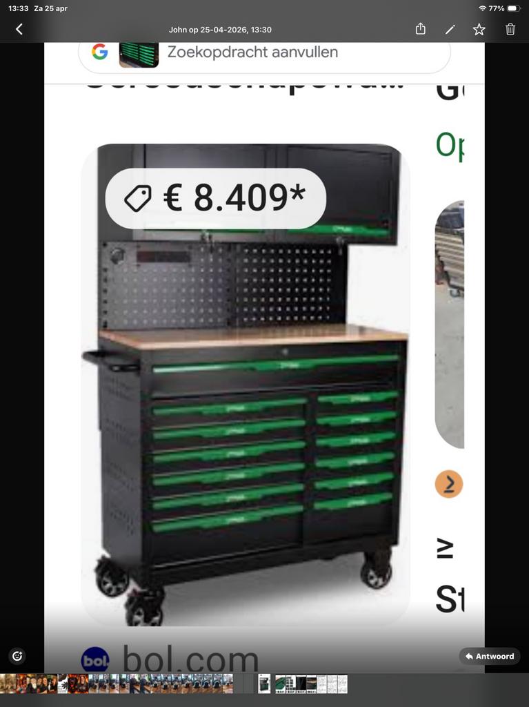 Stahlwerk gereedschapswagen, Ophalen, Nieuw