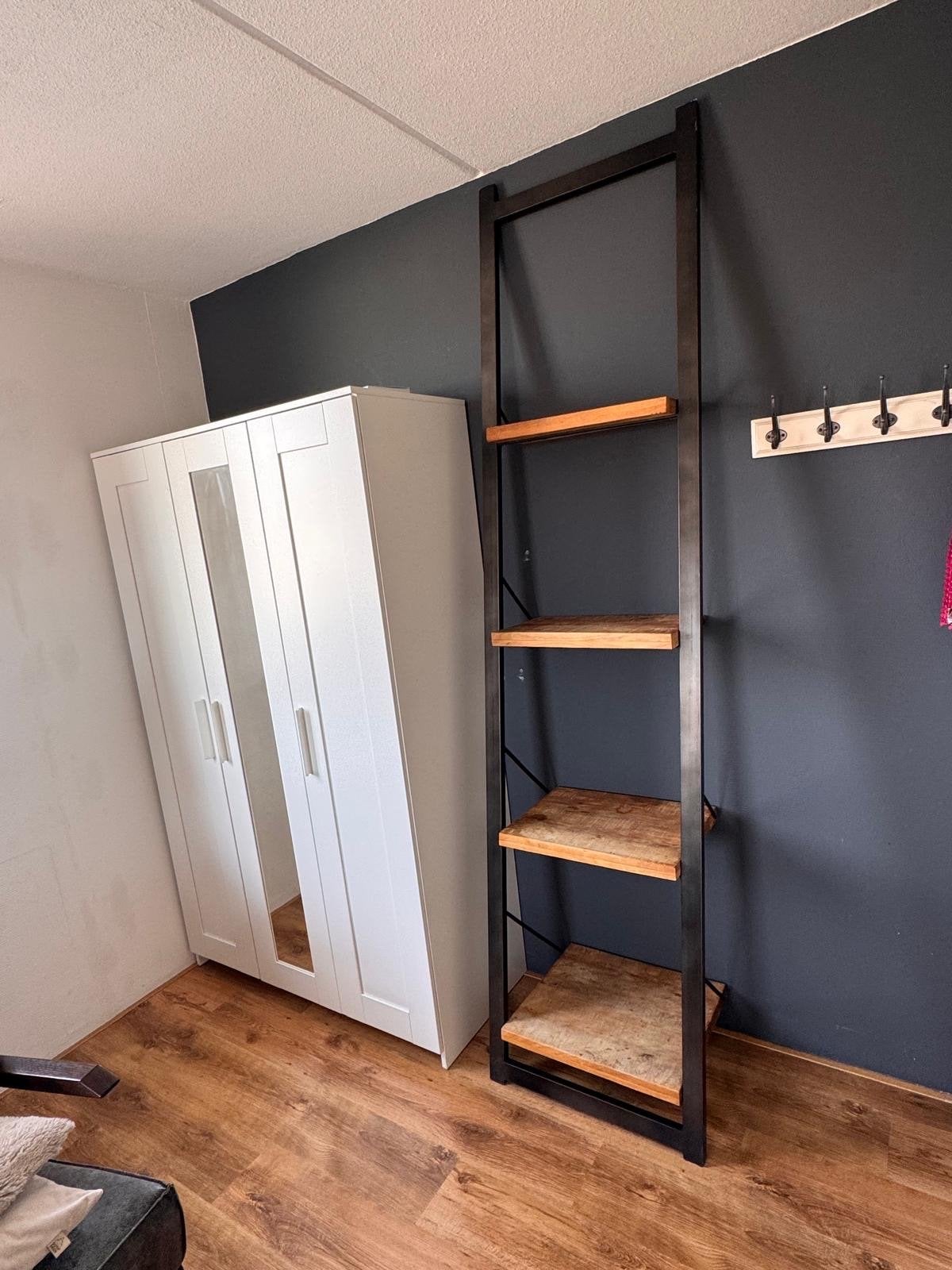 Open wandkast met houten planken, Ophalen, 200 cm of meer, 50 tot 100 cm, Zo goed als nieuw